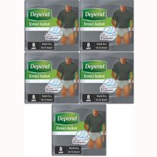 Depend L Erkek 40 Adet Emici Külot Hasta Bezi