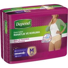 Depend Orta Kadın 16 Adet Emici Külot