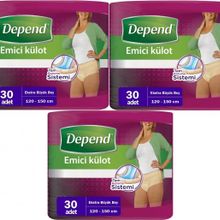 Depend XL Kadın 3x30 Adet Emici Külot Hasta Bezi