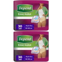 Depend Xlarge 30'lu Paket 2'li Kadın Emici Külot