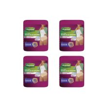 Depend Xlarge 30'lu Paket 4'lü Kadın Emici Külot