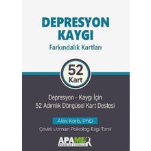 Depresyon Kaygı Farkındalık Kartları - 52 Kart - Alex Korb