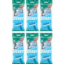 Derby 6x5 Adet Banyo Poşet Tıraş Bıçağı -