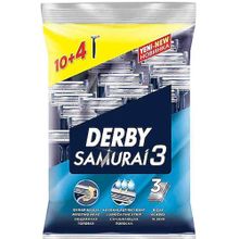 Derby Samurai 3 10+4 Poşet Tıraş Bıçağı