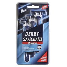 Derby Samurai Platinum 3 Blister 6'lı Tıraş Bıçağı