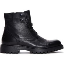 Derimod 24WFD7002FT Siyah Fermuarlı Deri Casual Erkek Bot