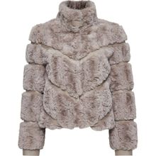 Derimod 24WGP5019FF Melrose Kadın Vizon Teddy Deri Mont