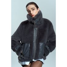 Derimod 24WGP5231FF Kitzbuhel Kadın Gri Teddy Mont