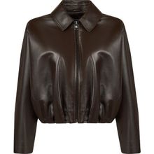 Derimod 26SGD5645U6 Como Kadın Kahverengi Oversize Deri Ceket