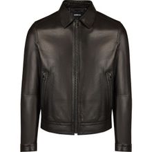 Derimod 26SGD6603U4 Haaland Erkek Siyah Deri Ceket