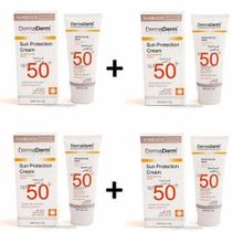 DermaDerm Sun Protection SPF 50 4x100 ml Krem