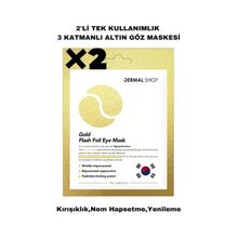 Dermal 2x4 gr Altın Göz Maskesi