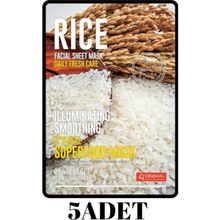 Dermal 5x25 gr Pirinç It's Real Super Gıda Yüz Maskesi