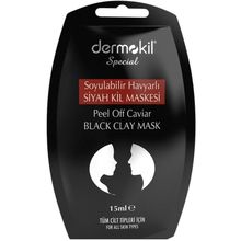 Dermokil 15 ml Soyulabilir Havyarlı Siyah Kil Maskesi