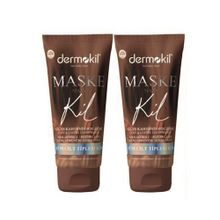 Dermokil 2x75 ml Sıkılaştırıcı Kil ve Kahve Maskesi