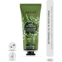 Dermokil 30 ml Doğal Zeytinyağlı El ve Vücut Kremi