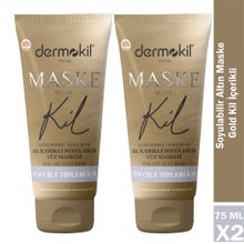 Dermokil Gold 2x75 ml Kil İçerikli Soyulabilir Yüz Maskesi