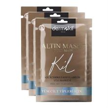 Dermokil Soyulabilir Gold 3x15 ml Yüz Maskesi