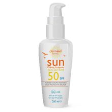 Dermokil Sun 200 ml Spf50+ Tüm Cilt Tipleri İçin Güneş Kremi