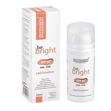 Dermoskin 33 ml SPF50+ Be Bright Lekeli Ciltlere Özel Medium Likit Fondöten