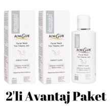 Dermoskin Acnegun 2x200 ml Yüz Yıkama Jeli
