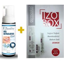 Dermoskin Izobox Kuru Ciltler İçin Set+E2'Quality Diş Beyazlatıcı Köpük