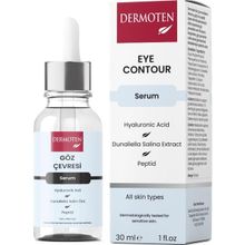 Dermoten Hyaluronik Asit ve Dunaliella Salina Özlü 30 ml Göz Çevresi Bakım Serumu