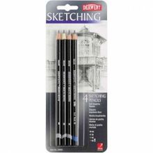 Derwent Sketching Pencils 4`lü Blister Çizim Kalemi Seti