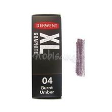 Derwent Xl 04 Burnt Umber Graphite Block Sulandırılabilen Grafit Füzen