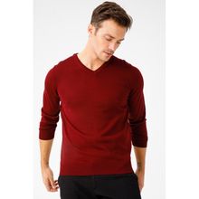Desen 02421602 Bordo Erkek Kazak