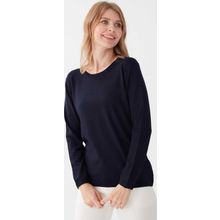 Desen Triko 0240015 Koyu Lacivert Kadın Bluz