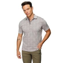 DESEN TRİKO Erkek Polo Yaka Jakarlı Kısa Kollu T-shirt Bej Beden;S,Renk;Bej dsnNM8714