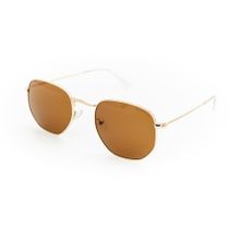 Despada DS 2249 C4 51 Gold Geometrik Unisex Güneş Gözlüğü