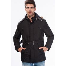Dewberry 1040001M8633 Siyah Erkek Mont