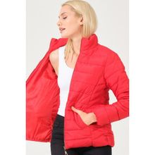 Dewberry 1160001Z6746034 Kırmızı Kadın Mont
