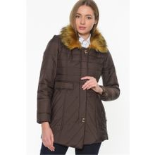 Dewberry 1170001Z6430 Kahverengi Kadın Mont