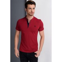 Dewberry 2090001T8560 Bordo Erkek T-shirt