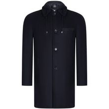 Dewberry PLT8335 Diagonal Siyah Erkek Palto