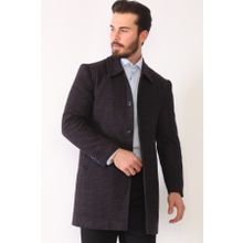 Dewberry PLT8364 Bordo Ekose Erkek Palto
