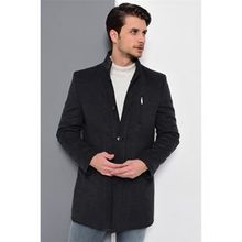 Dewberry PLT8386 Antrasit Desenli Erkek Palto