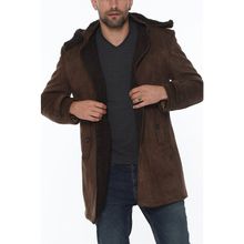 Dewberry PLT8399 Süet Görünümlü Camel Erkek Palto
