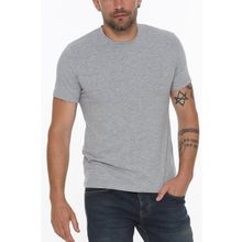 Dewberry T8569 Bisiklet Yaka Gri Erkek T-shirt
