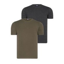 Dewberry T8569 Bisiklet Yaka Haki Erkek T-shirt