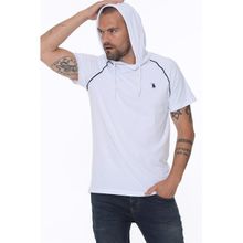 Dewberry T8570 Kapşonlu Beyaz Erkek T-shirt