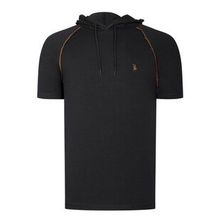 Dewberry T8570 Kapşonlu Siyah Erkek T-shirt