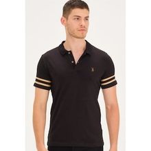 Dewberry T8585 Siyah Camel Erkek T-Shirt