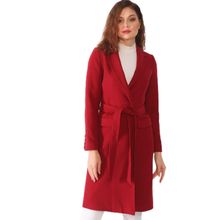 Dewberry Z6628 Bordo Kadın Palto