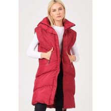 Dewberry Z6743 Bordo Kadın Yelek