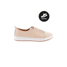 DGN 1020-22Y Krem Kadın Bağcıklı Comfort Ayakkabı