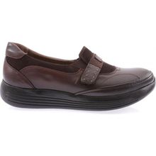 DGN 1035-23Y Kahve Kadın Dolgu Taban Cırtlı Comfort Ayakkabı